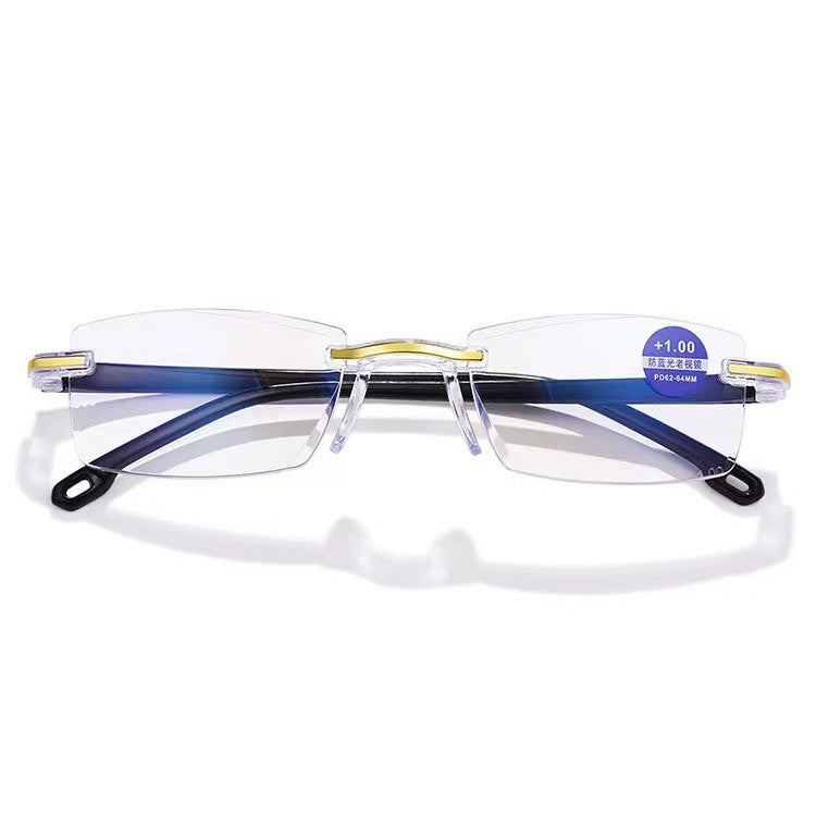 2023 anti-blue reading glasses running rivers and lakes street stall glasses wholesale ultra-light frame diamond trimmed reading glasses