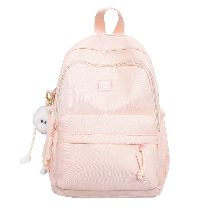 Yinlei schoolbag female ins college style Japanese sweet small fresh backpack spring and summer cute campus student backpack