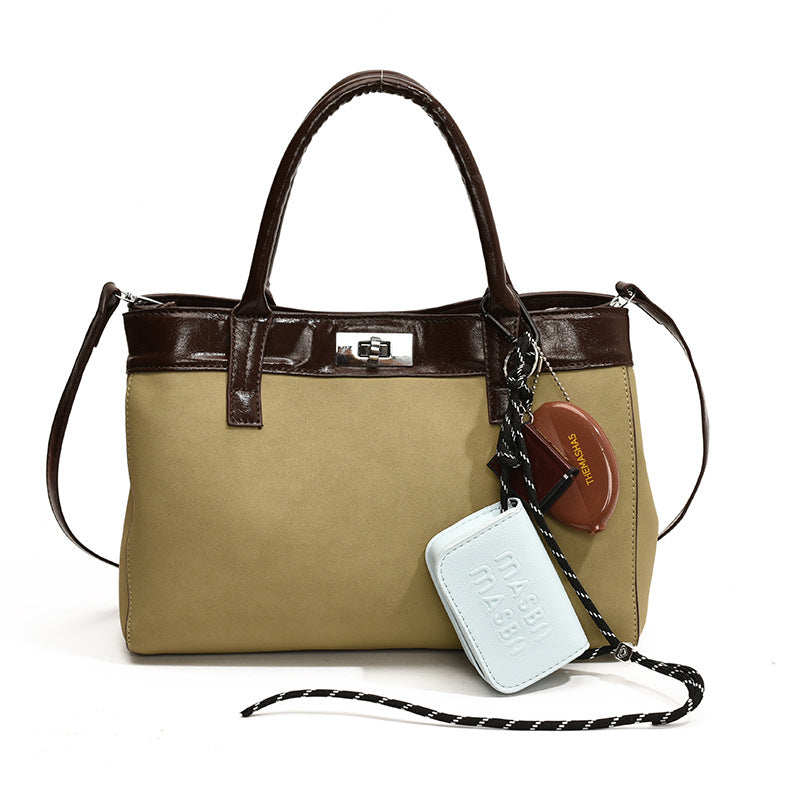 Women's handbag women's 2024 autumn new fashion women's bag simple foreign trend single shoulder messenger tote bag