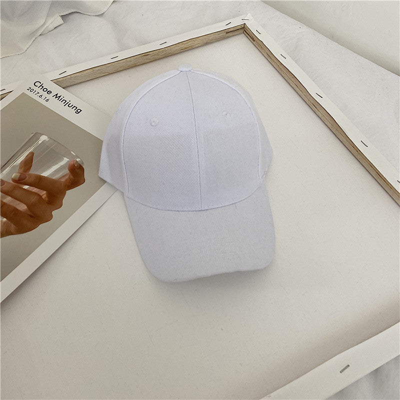 20-Color Mao Qing Velcro Solid Color Baseball Cap Cross-border Wholesale Student Shade Cap Couple Versatile Street