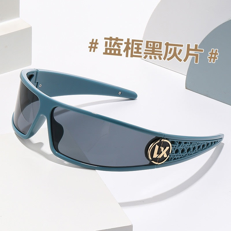 New future technology headband sunglasses women's two-in-one Xiaohongshu same fashion Spice Girl high skull top sunglasses