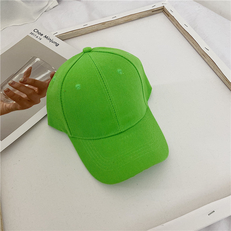 20-Color Mao Qing Velcro Solid Color Baseball Cap Cross-border Wholesale Student Shade Cap Couple Versatile Street