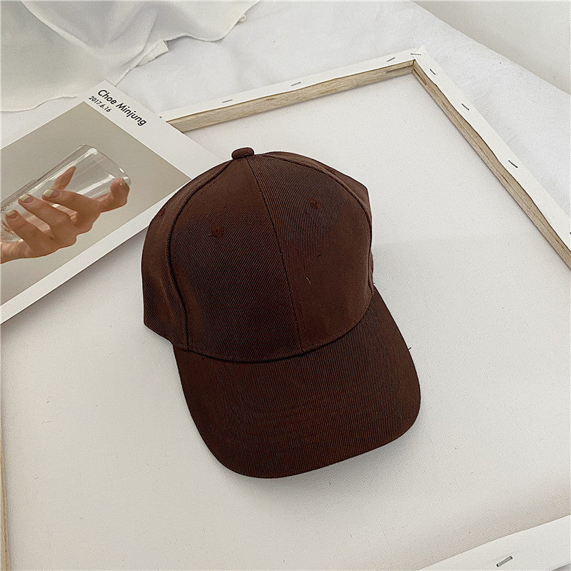 20-Color Mao Qing Velcro Solid Color Baseball Cap Cross-border Wholesale Student Shade Cap Couple Versatile Street