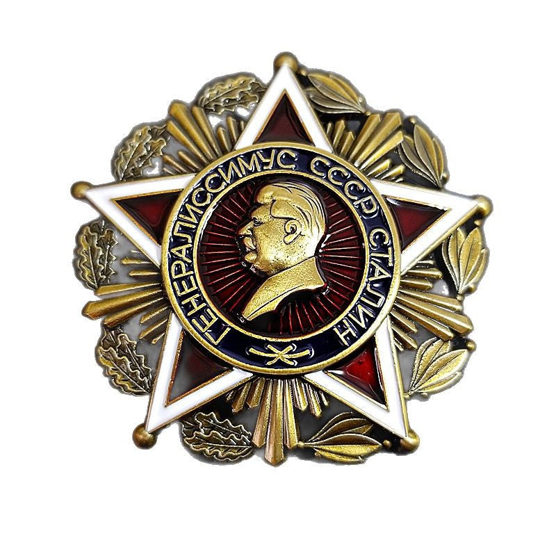 Copy Craft Metal Order of Stalin Hat Badge Pendant