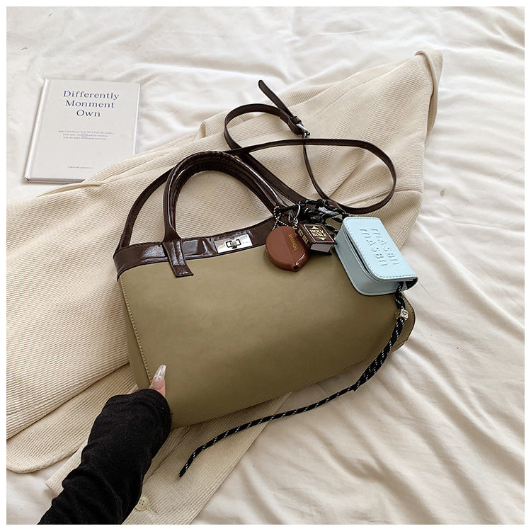 Women's handbag women's 2024 autumn new fashion women's bag simple foreign trend single shoulder messenger tote bag
