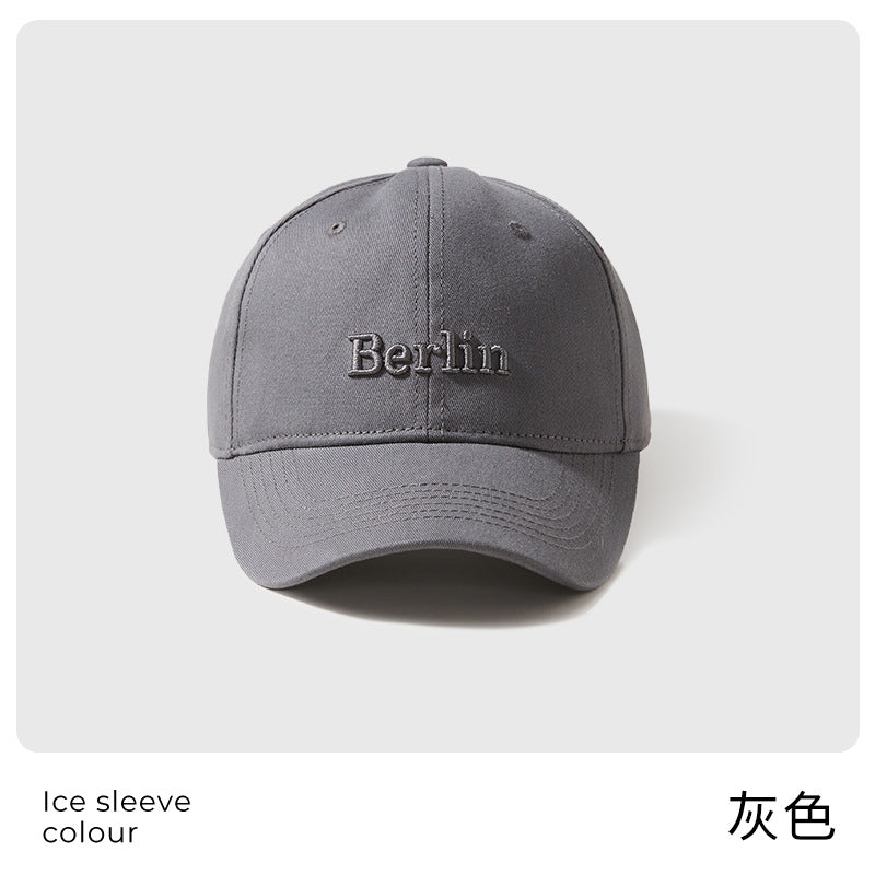 Classmate Yang Baseball Cap Men's and Women's 2024 Wide Brim Sunscreen Peaked Cap Show Face Small Sun Hat
