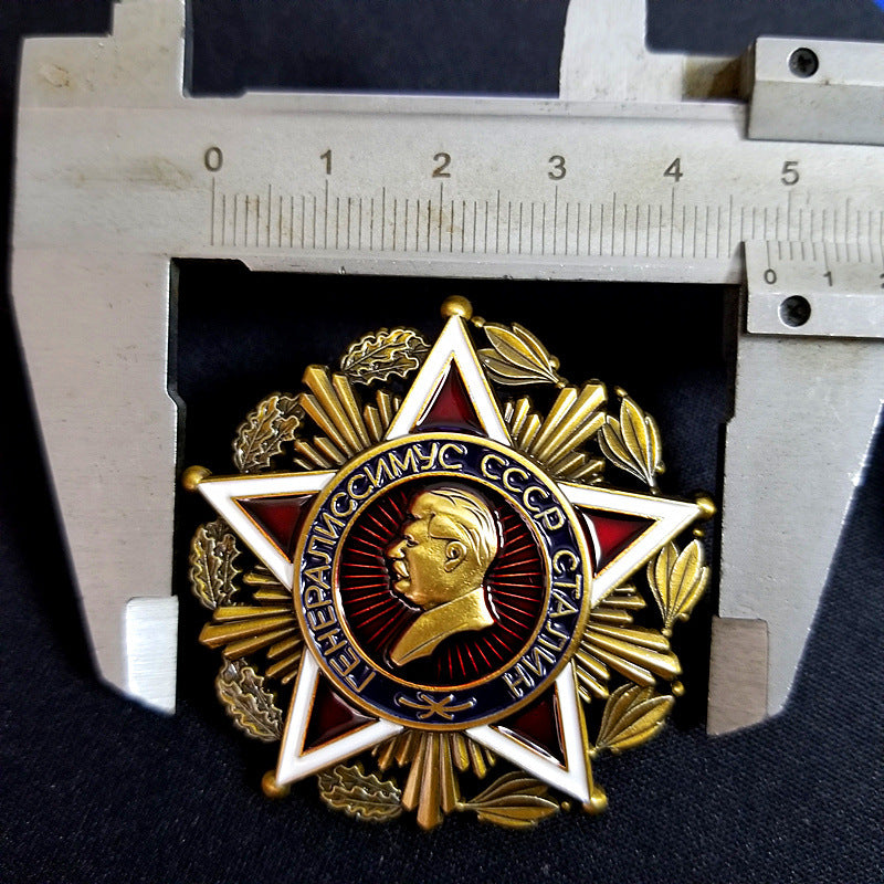 Copy Craft Metal Order of Stalin Hat Badge Pendant