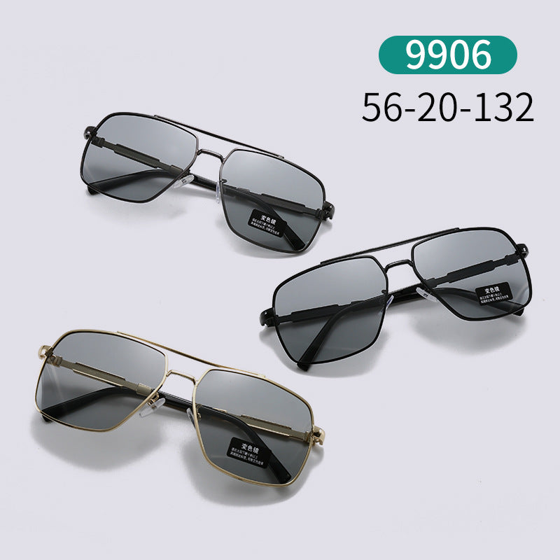 Color-changing polarized UV-proof sunglasses, fashion and high-end 2025 new men's sunglasses for driving and fishing