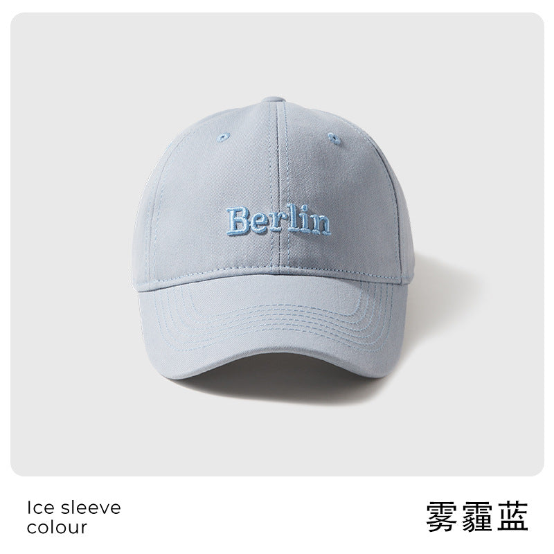 Classmate Yang Baseball Cap Men's and Women's 2024 Wide Brim Sunscreen Peaked Cap Show Face Small Sun Hat