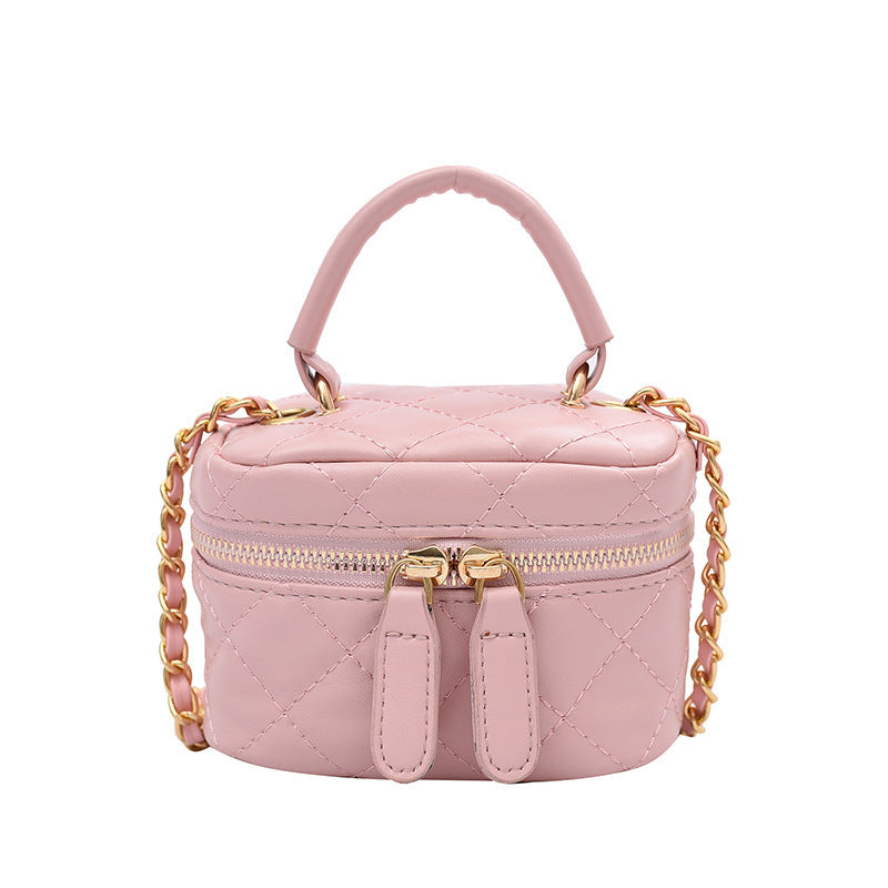 Xiaoxiangfeng bag women's 2023 new Internet celebrity live broadcast portable shoulder bag fashion diamond mini messenger bag tide