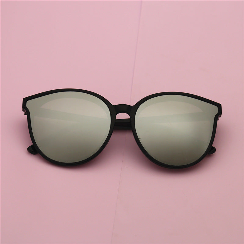 Women's retro sunscreen sunglasses men's ins high-end large-frame sunglasses trendy Korean version small glasses clearance glasses