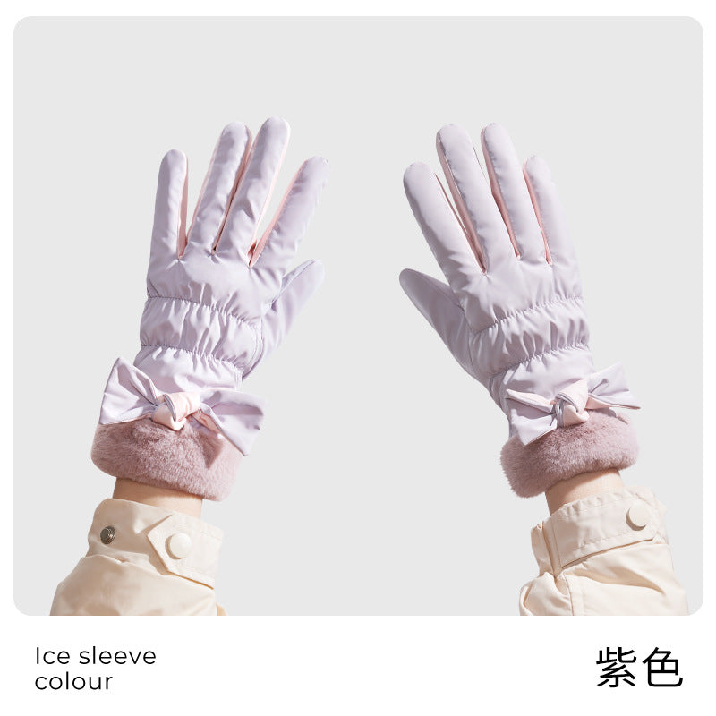 Classmate Yang strictly selects winter warm gloves for men and women, waterproof riding, velvet, windproof and cold-proof, couples cycling and driving cold