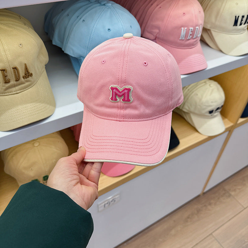 Wholesale Korea 2024 New Dopamine Candy Color Baseball Cap Women's Fashion Versatile Cap Show Small Face
