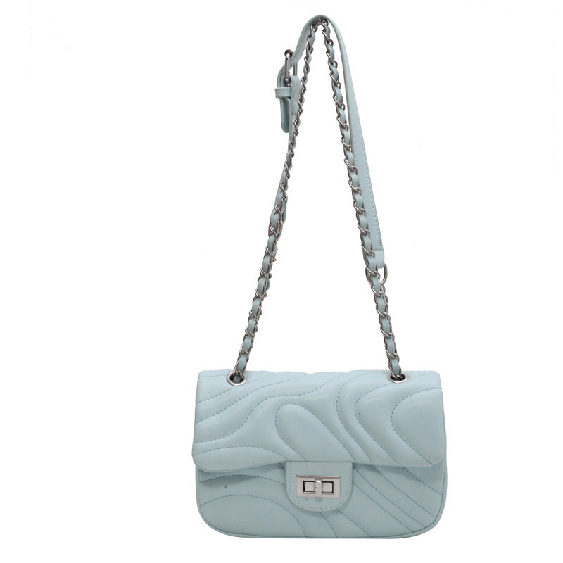 Wholesale shoulder small bag women's versatile 2023 summer new fashion texture chain messenger bag women's small square bag