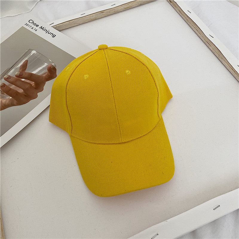 20-Color Mao Qing Velcro Solid Color Baseball Cap Cross-border Wholesale Student Shade Cap Couple Versatile Street