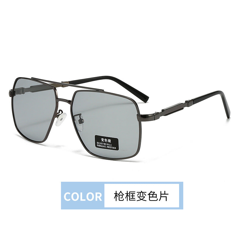 Color-changing polarized UV-proof sunglasses, fashion and high-end 2025 new men's sunglasses for driving and fishing