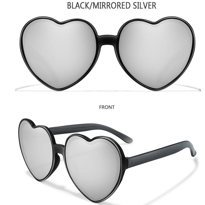 2023 new love sunglasses AliExpress cross-border fashion candy trend street shot decorative sunglasses women