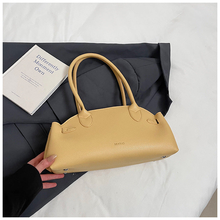 Women's bags niche high-value underarm bags 2025 spring new simple foreign commuter bags fashionable shoulder bags