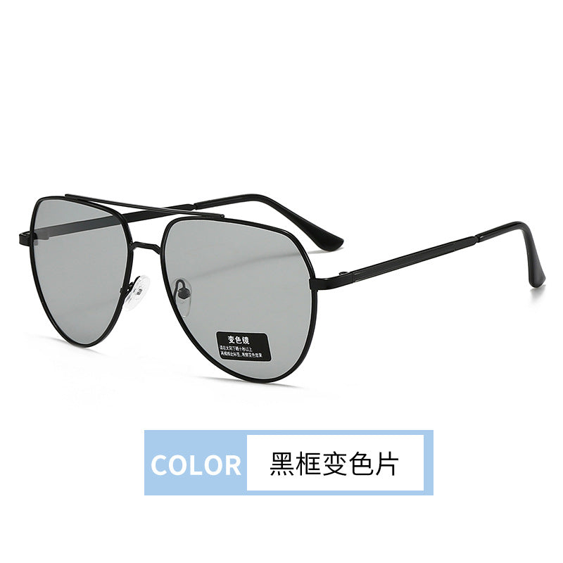 Color-changing polarized sunglasses for men's driving, men's cycling fishing, UV protection and strong light protection sunglasses