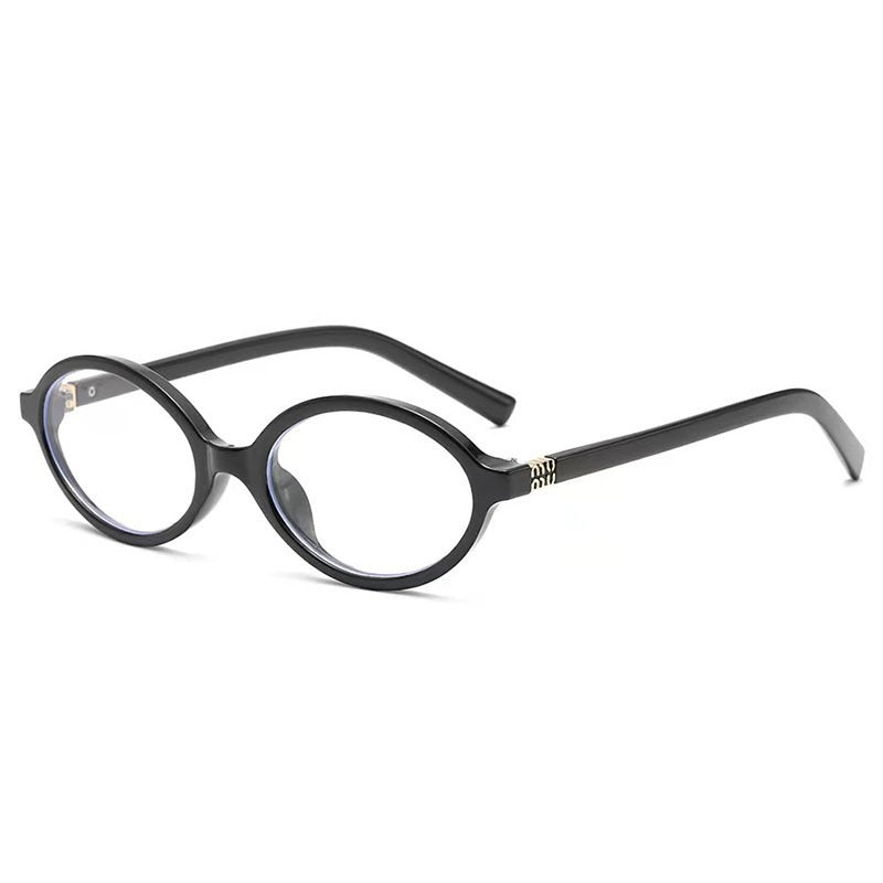 Zhang Yuanying retro oval glasses women's high-end sense small frame reading glasses fashion plain anti-blue glasses wholesale