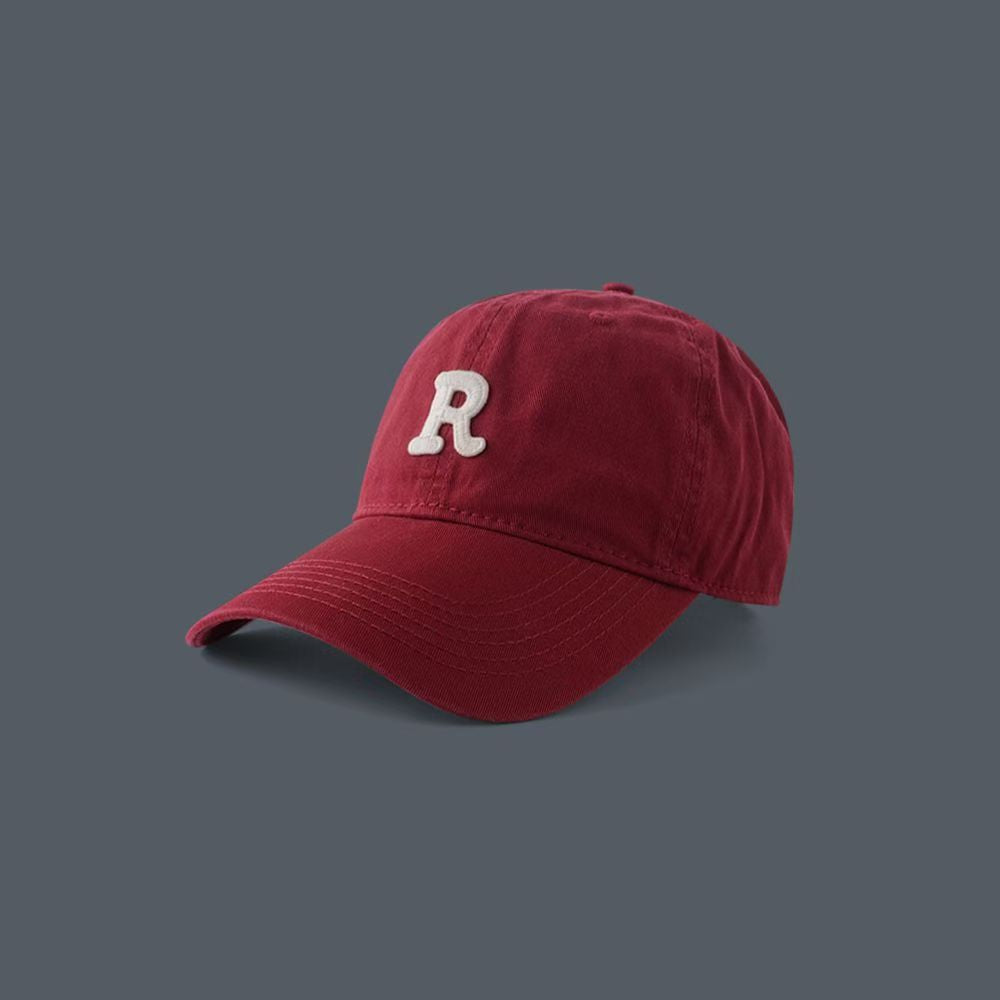 Women's big head circumference baseball cap old washed hat men's American wide brim retro small face trend embroidered cap