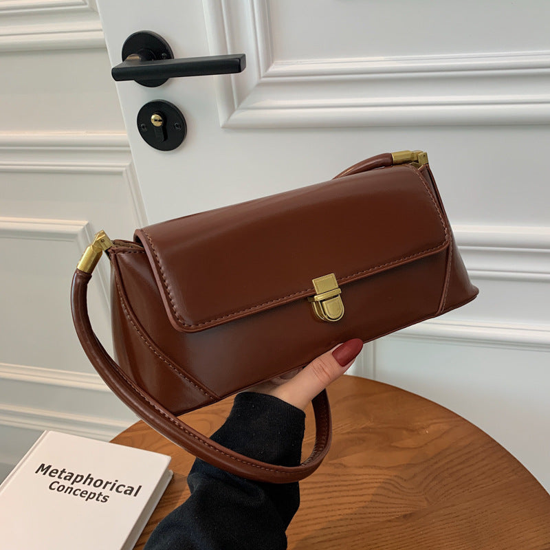 Women's bag fashionable new trendy 2021 armpit bag women's foreign style small bag ins method mixed bag simple retro shoulder bag