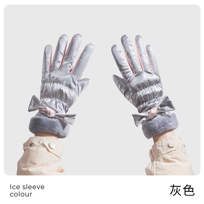 Classmate Yang strictly selects winter warm gloves for men and women, waterproof riding, velvet, windproof and cold-proof, couples cycling and driving cold
