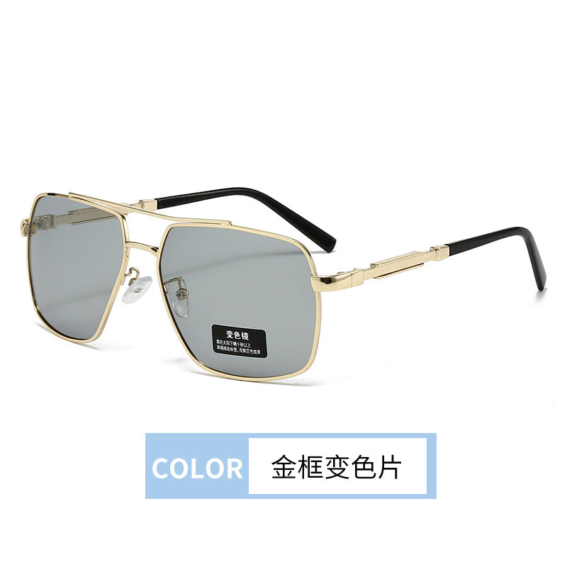 Color-changing polarized UV-proof sunglasses, fashion and high-end 2025 new men's sunglasses for driving and fishing