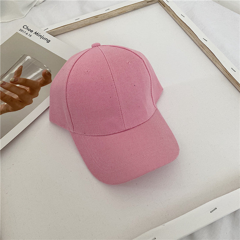 20-Color Mao Qing Velcro Solid Color Baseball Cap Cross-border Wholesale Student Shade Cap Couple Versatile Street