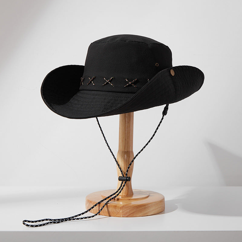 Classmate Yang mountaineering hat bucket hat female sunscreen outdoor sun 2024 new summer male sun hat