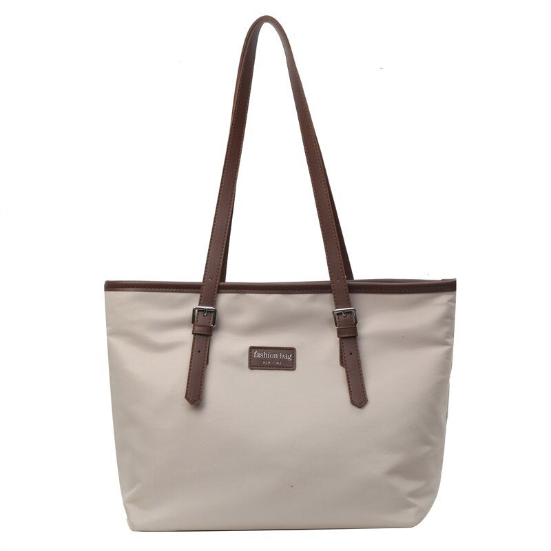 Waterproof Oxford cloth bag women's 2024 trendy new European and American fashion shoulder bag simple and versatile large-capacity tote bag