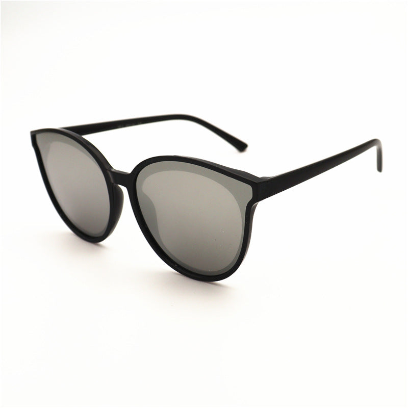 Women's retro sunscreen sunglasses men's ins high-end large-frame sunglasses trendy Korean version small glasses clearance glasses