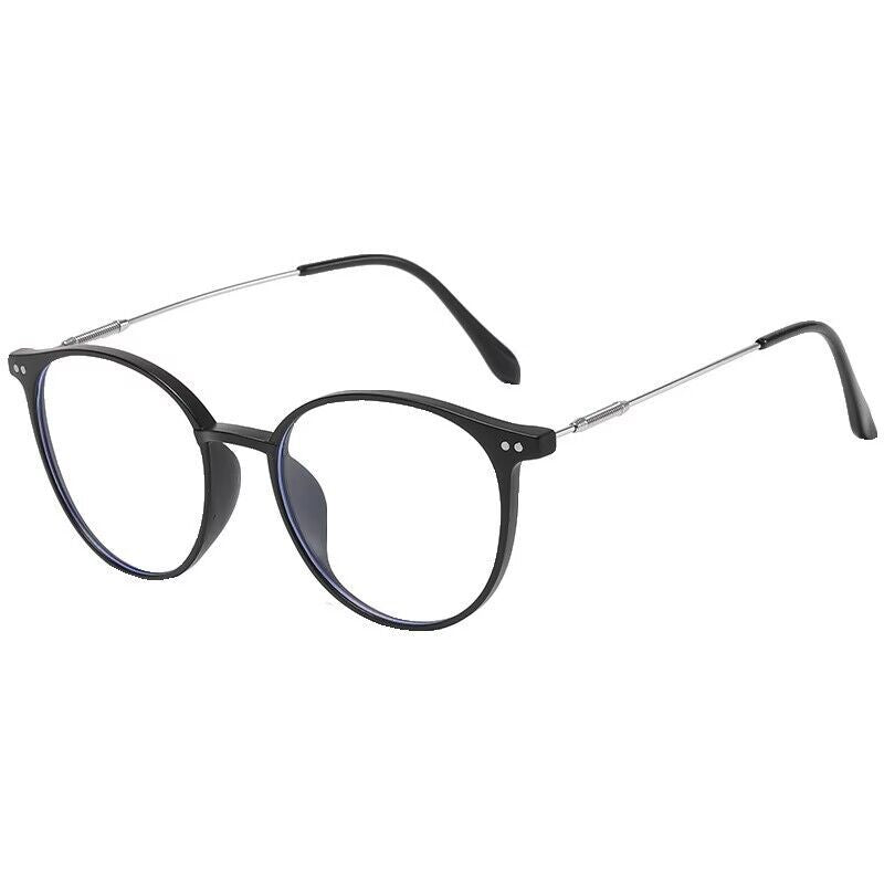 2023 new pc plus metal material advanced sense tea frame color-changing glasses high definition color-changing myopia glasses couple models