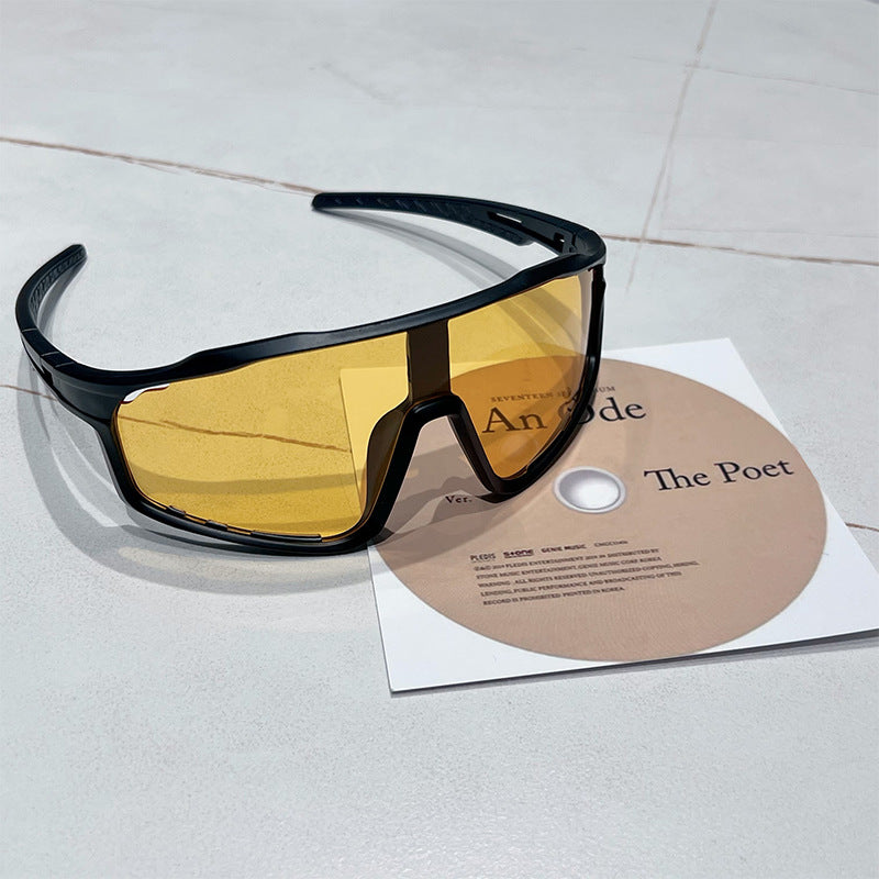 Color-changing cycling sunglasses Unisex outdoor sports day and night road bike windproof goggles