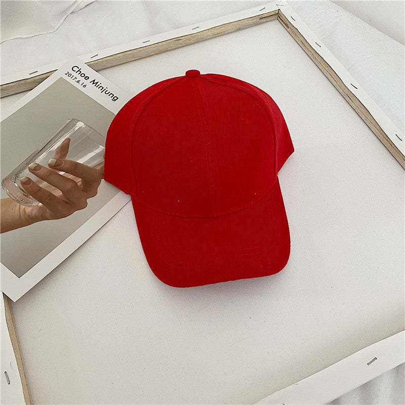 20-Color Mao Qing Velcro Solid Color Baseball Cap Cross-border Wholesale Student Shade Cap Couple Versatile Street