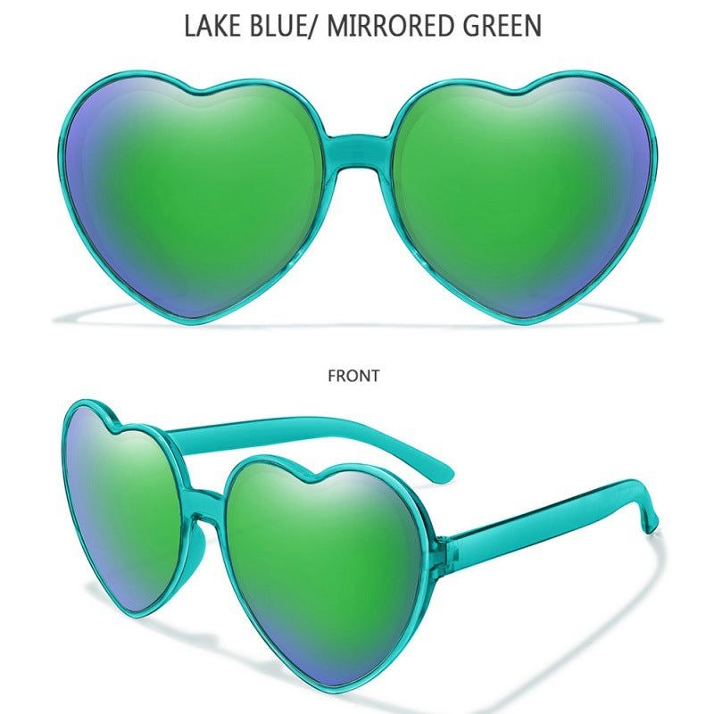 2023 new love sunglasses AliExpress cross-border fashion candy trend street shot decorative sunglasses women