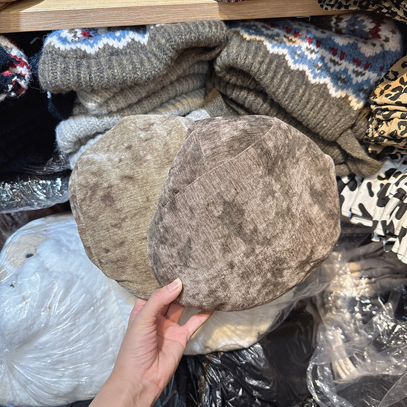 Wholesale Korea 2024 new designer model forward hat children autumn and winter retro British niche cap
