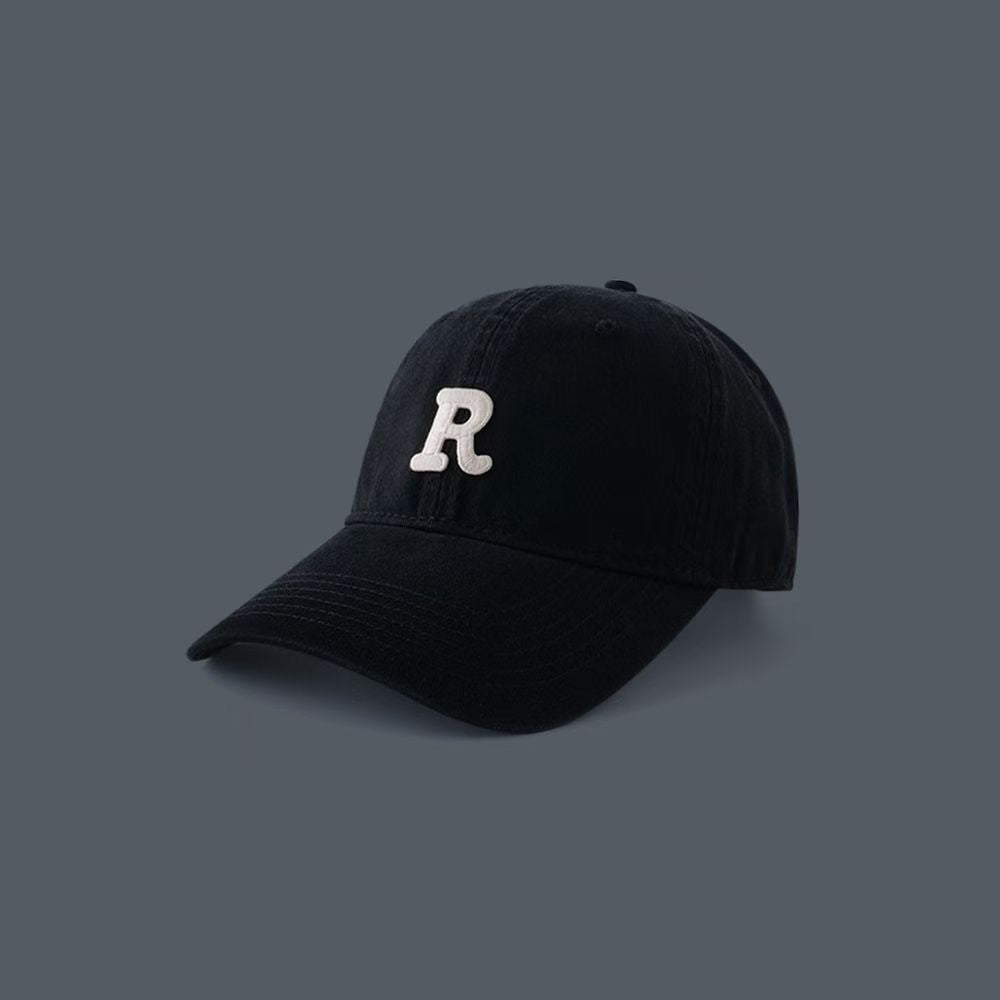 Women's big head circumference baseball cap old washed hat men's American wide brim retro small face trend embroidered cap