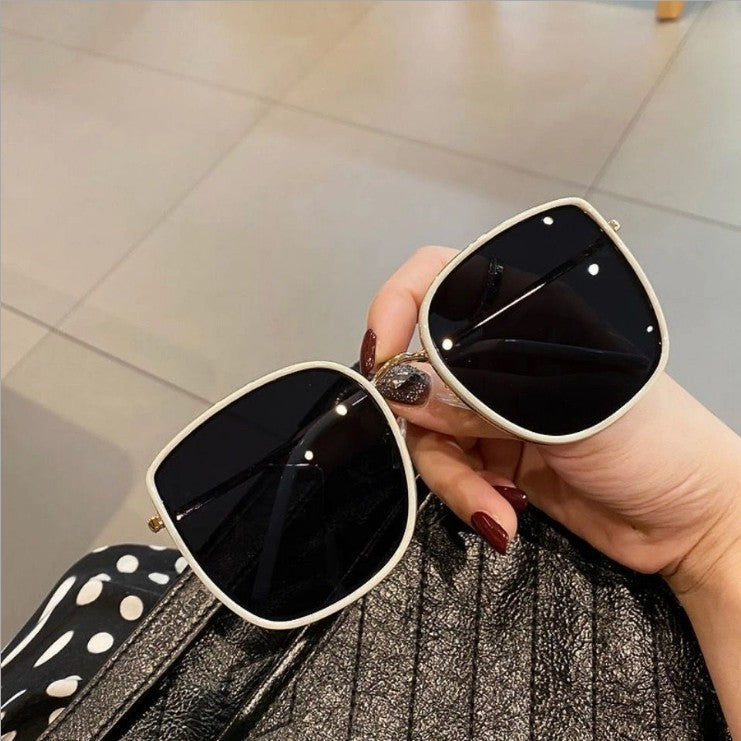 2023 new Korean version of sunglasses Internet celebrity ins same bibi sunglasses, large square sunglasses men's and women's glasses