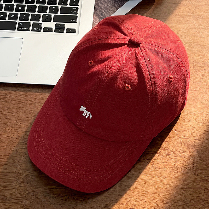 Classmate Yang strictly selects cute peaked caps cartoon women sweet sun face small animals embroidered baseball sunscreen hats