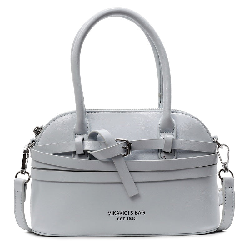 Premium texture handbag women's 2025 spring and summer new retro versatile shoulder bag foreign style versatile messenger shell bag