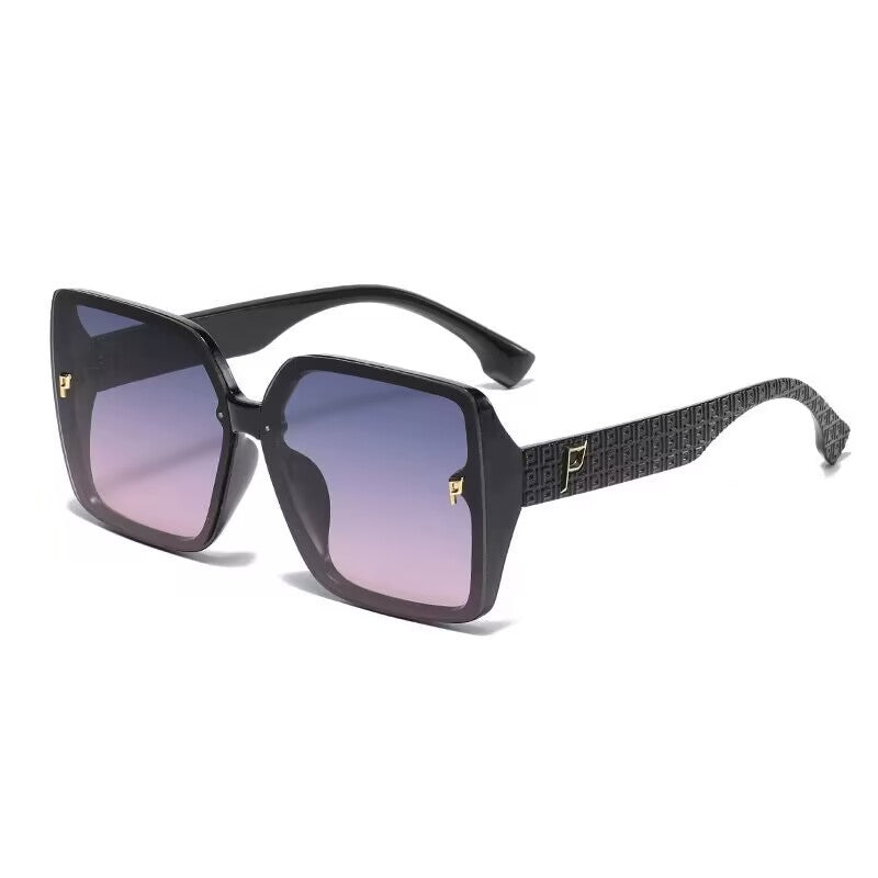 2023 new high-end versatile knock sunglasses Korean version of trendy sunglasses big face thin Internet celebrity sunshades