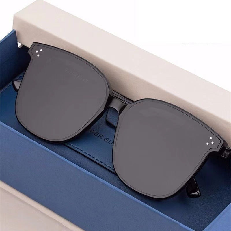 2023 new gm sunglasses, live Internet celebrities with the same Korean version of sunglasses, men's and women's fashionable large-frame glasses