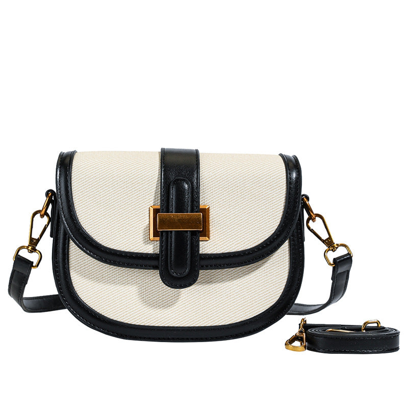 Wholesale Korean version niche design saddle bag travel new women's bag semi-round casual versatile shoulder messenger bag