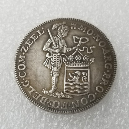 Commemorative coin 1748 brass material Dutch brass silver-plated old silver dollar silver round wholesale #525
