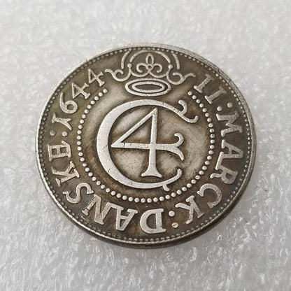 Commemorative Coin 1644 Replica Brass Silver Plated Silver 532 #