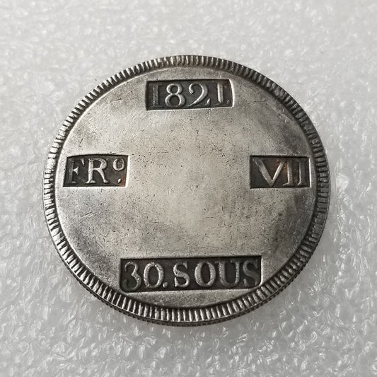 Commemorative Coin 1821 Brass Material Silver Dollar Silver Round Wholesale #1817