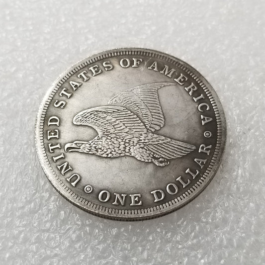 Commemorative Coin 1839 Brass Material Gobrecht Copper Silver Plated Silver Dollar Silver Round Wholesale #2209