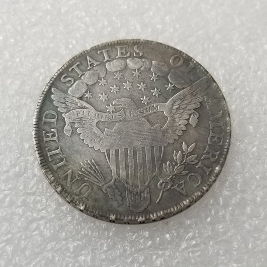 Commemorative Coin 1804 American Bust Brass Material Silver Plated Silver Dollar Silver Round Wholesale #3445