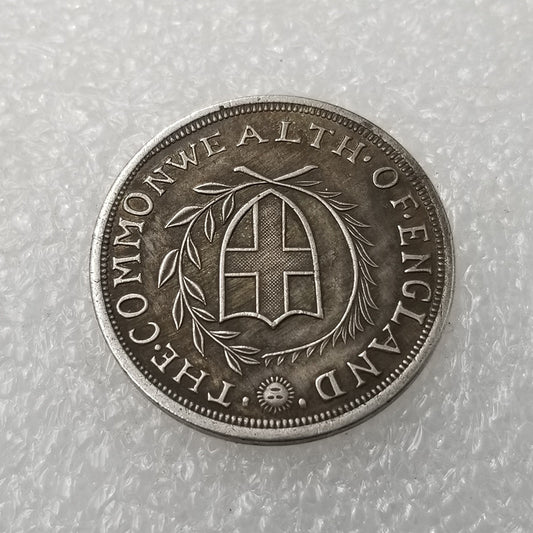 Commemorative Coin 1652 British Union Brass Silver Plated Old Silver Dollar Silver Round Wholesale #1807